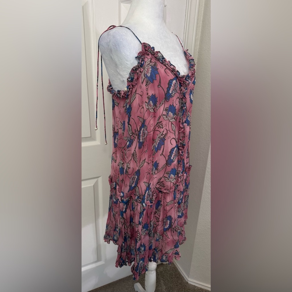 Cleobella Lotus Print Bella Mini Dress Size S - Picture 3 of 14